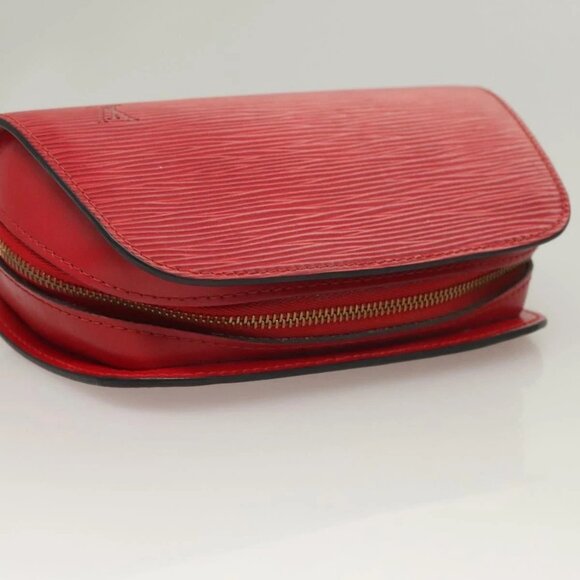LOUIS VUITTON Epi Dauphine PM Pouch Castilian Red - Picture 5 of 15